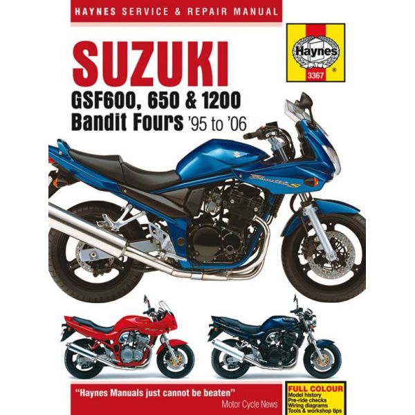 GSF 600 650 1200 Bandit Revue technique Haynes SUZUKI Anglais