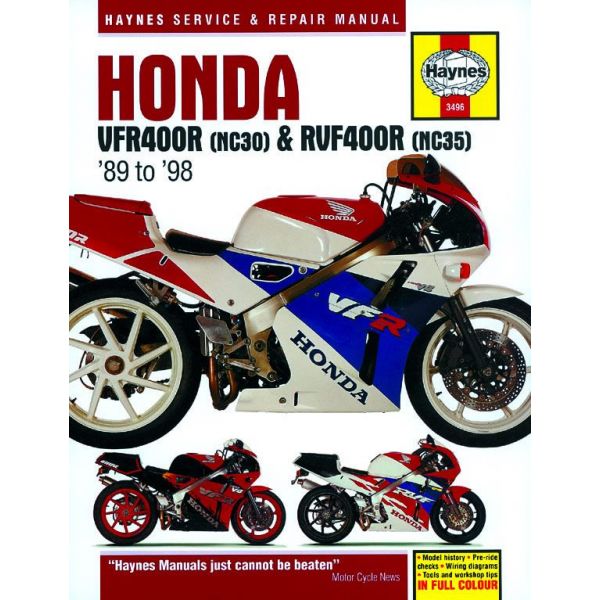 VFR400 NC30 RVF400 89-98 Revue technique Haynes HONDA Anglais