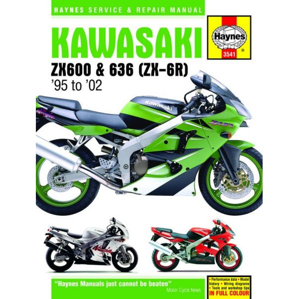 ZX-6R Ninja Fours 95-02 Revue technique Haynes KAWASAKI Anglais