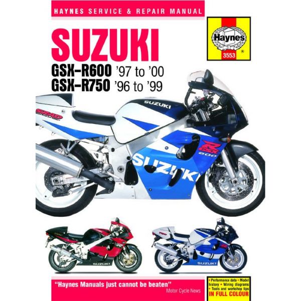 GSX-R 600 750 96-00 Revue technique Haynes SUZUKI Anglais