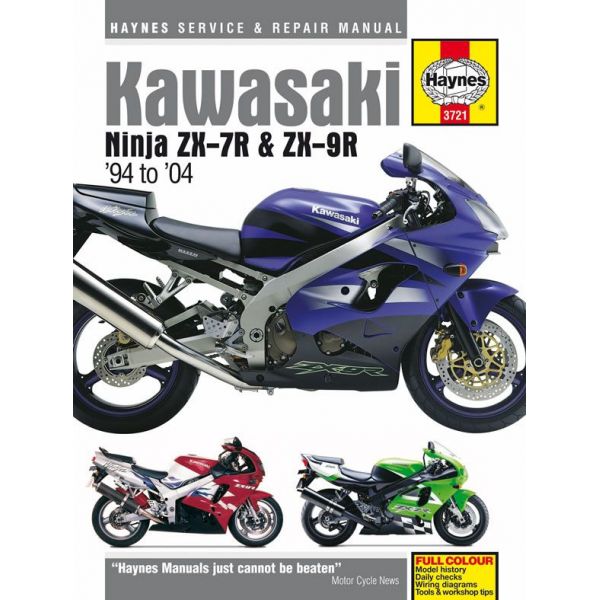 Ninja ZX-7R ZX-9R 94-04 Revue technique Haynes KAWASAKI Anglais