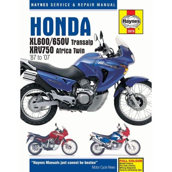 HONDA XL600 XL650V Transalp- HONDA XRV 750 Africa Twin 1987-2007