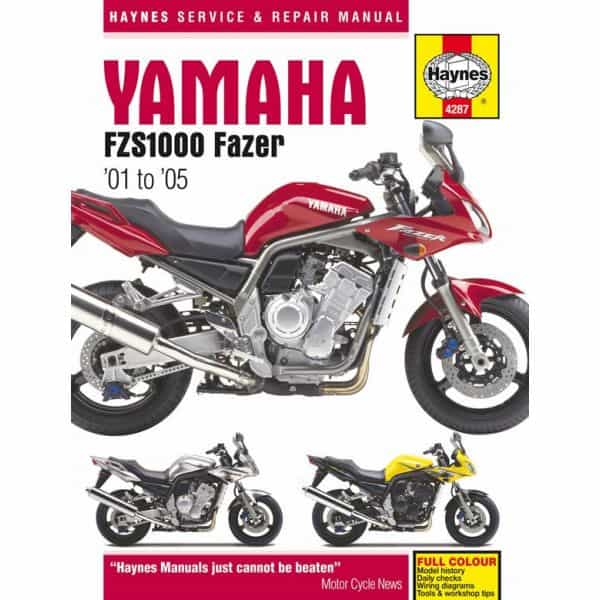 FZS 1000 Fazer 01-05 Revue technique Haynes YAMAHA Anglais