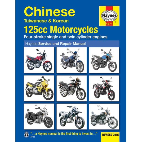 Chinese Taiwanese Korean 125cc Revue technique Haynes Anglais