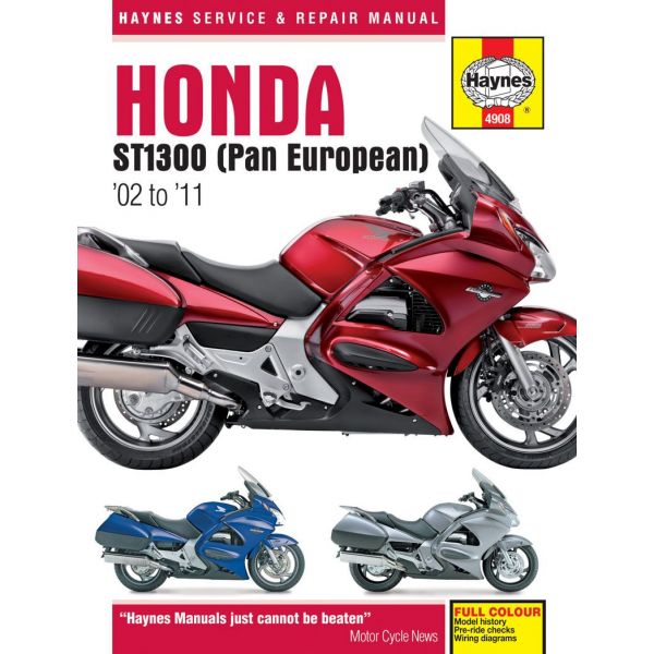 ST1300 Pan European 02-11 Revue technique Haynes HONDA Anglais