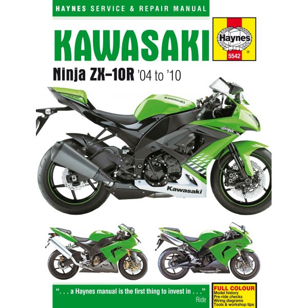 Ninja ZX-10R 04-10 Revue technique Haynes KAWASAKI Anglais
