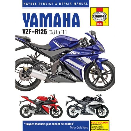 revue technique YAMAHA YZF-R125 2008-2011