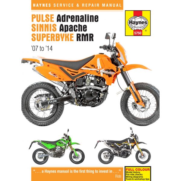 revue technique Pulse Adrenaline Sinnis Apache Superbyke RMR 2007 - 2014