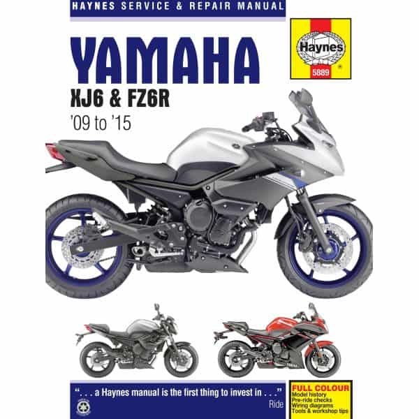 XJ6 FZ6R 09-15 Revue technique Haynes YAMAHA Anglais