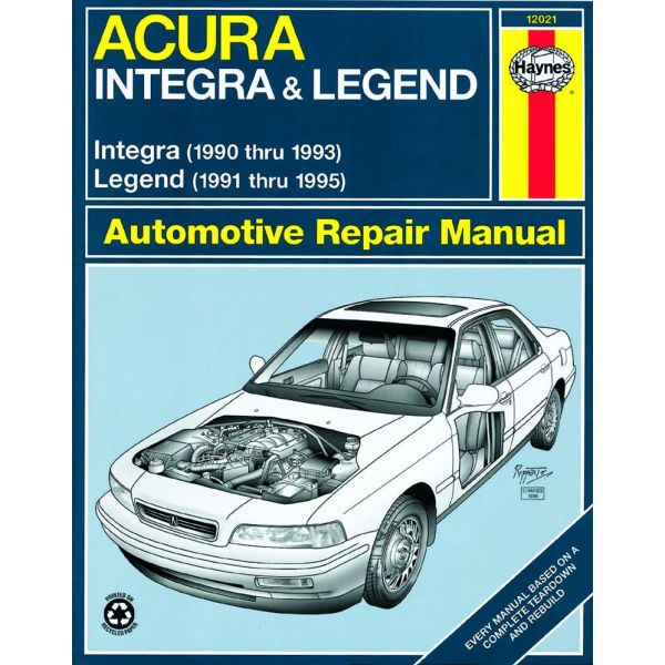 Integra 90-93 Legend 91-95 Revue technique Haynes HONDA Anglais