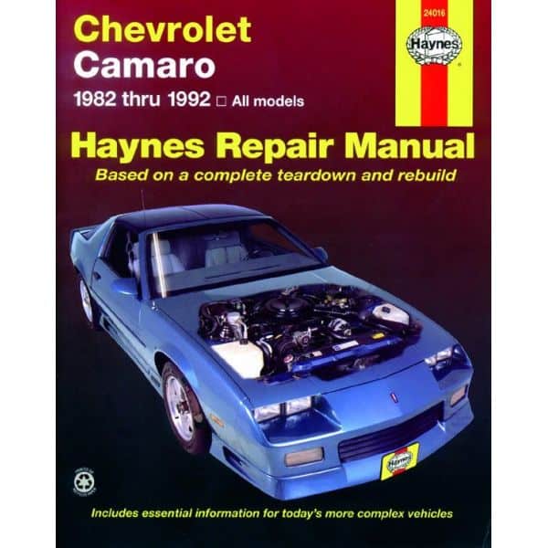 Camaro 82-92 Revue technique Haynes CHEVROLET Anglais
