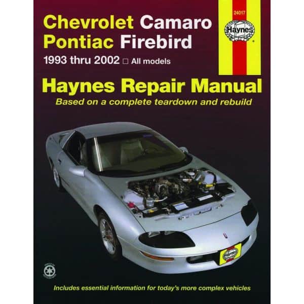 Camaro Firebird 93-02 Revue technique Haynes PONTIAC Anglais