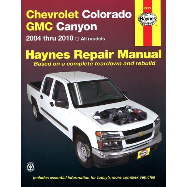Colorado Canyon 04-12 Revue technique Haynes CHEVROLET Anglais