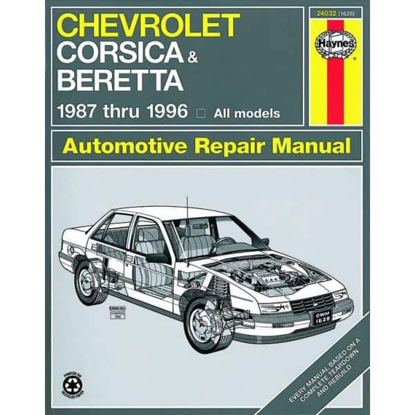 Corsica - Beretta 87-96 Revue technique Haynes CHEVROLET Anglais
