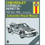 Corsica - Beretta 87-96 Revue technique Haynes CHEVROLET Anglais
