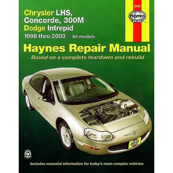 LHS Concorde 300M 98-04 Revue technique Haynes CHRYSLER DODGE Anglais