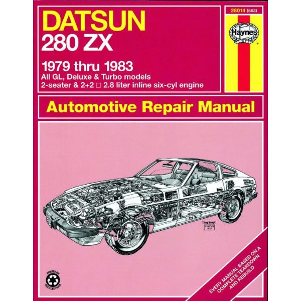 280ZX 79-83 Revue technique Haynes DATSUN Anglais