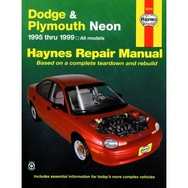 Neon 95-99 Revue technique Haynes DODGE PLYMOUTH Anglais