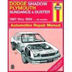 Shadow Sundance 87-94 Revue technique Haynes DODGE Anglais