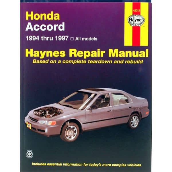 Accord 94-97 Revue technique Haynes HONDA Anglais