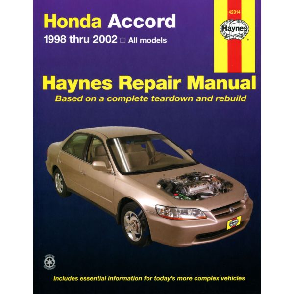 Accord 98-02 Revue technique Haynes HONDA Anglais
