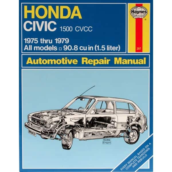Civic 1500 CVCC 75-79 Revue technique Haynes HONDA Anglais