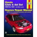 Civic del Sol 92-95 Revue technique Haynes HONDA Anglais