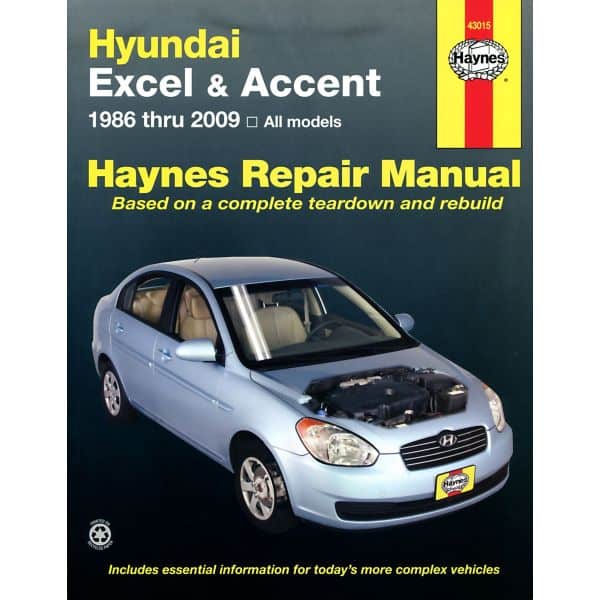Excel Accent 86-13 Revue technique Haynes HYUNDAI Anglais