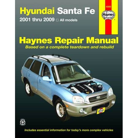 Sante Fe 01-12 Revue technique Haynes HYUNDAI Anglais