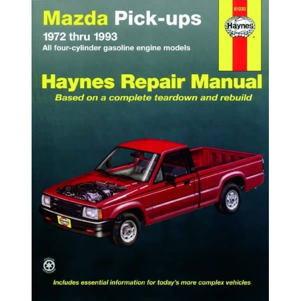 Pick-ups 72-93  Revue technique Haynes MAZDA Anglais