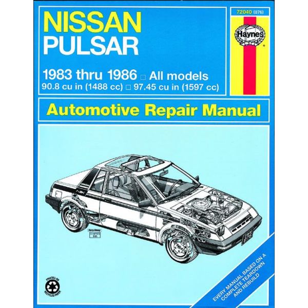 Pulsar 83-86 Revue technique Haynes NISSAN Anglais