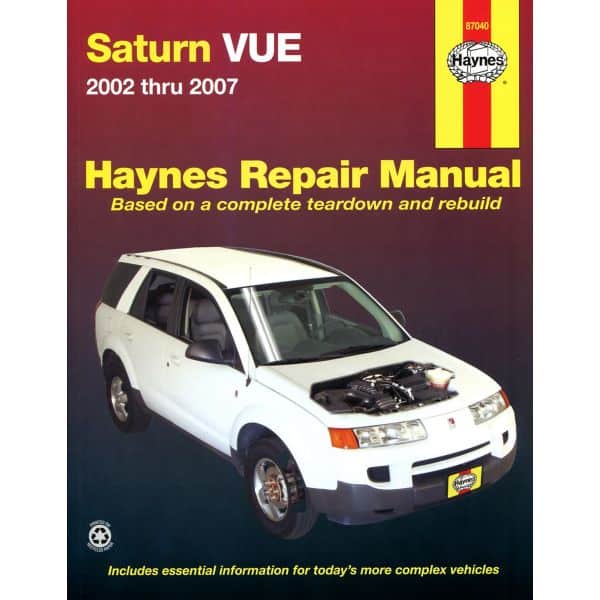 VUE 02-09 Revue technique Haynes SATURN Anglais