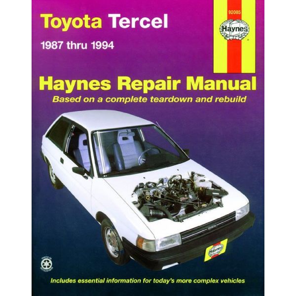 Tercel 87-94 Revue technique Haynes TOYOTA Anglais