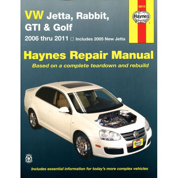 Jetta Rabbit GTI GLI Golf 05-11 Revue technique Haynes VW VOLKSWAGEN Anglais