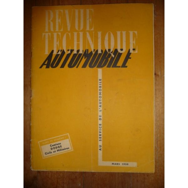 T222 T110 Revue Technique PL Dodge