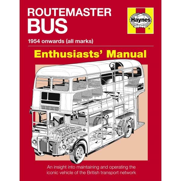 ROUTEMASTER BUS MANUAL PAPERBACK  Revue technique Haynes Anglais