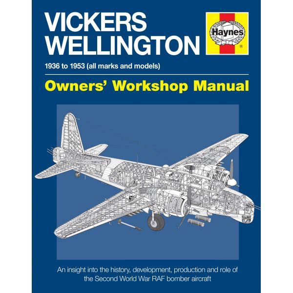Vickers Wellington Manual paperback  Revue technique Haynes Anglais
