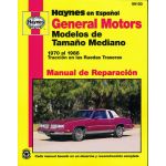 De Tamaa±o Mediano  70-88 Revue Technique Haynes GM Espagnol