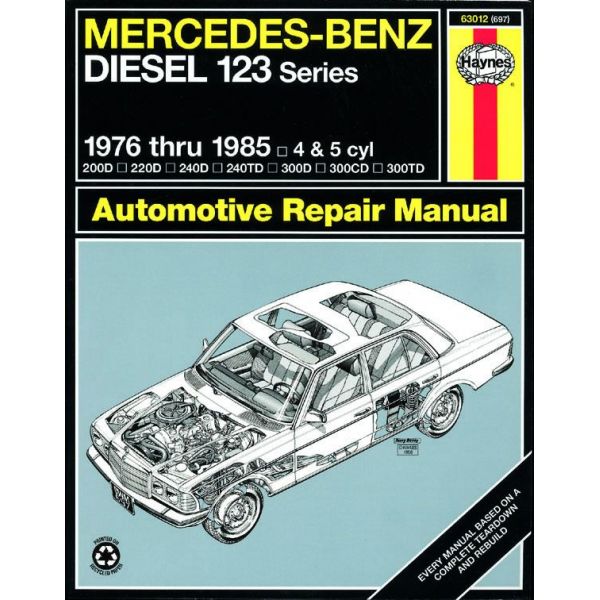 200D 220D 240TD 300TD 79-85 Revue Technique Haynes MERCEDES Anglais