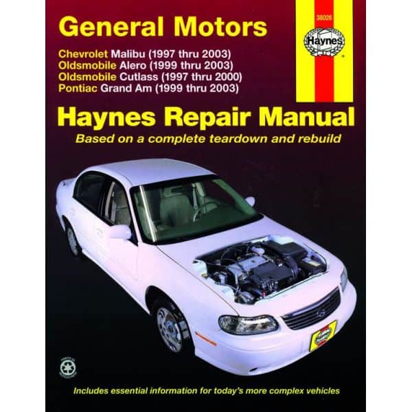 Malibu 97-03 - Alero 99-03 Cutlass 97-00 Revue technique Haynes GM Anglais