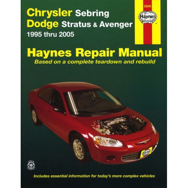 Sebring Stratus 95-06 Revue technique haynes CHRYSLER Anglais