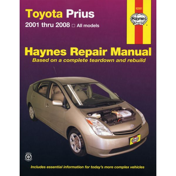 Prius 01-12 Revue Technique Haynes TOYOTA Anglais