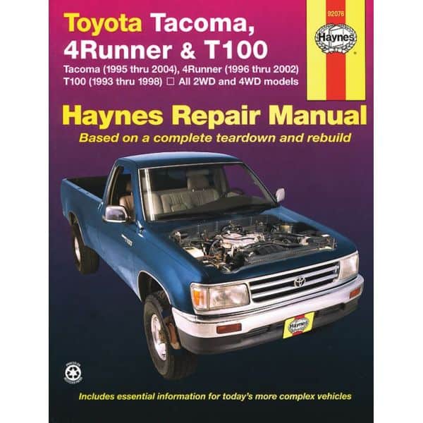 Tacoma 4 Runner T100 95-04 Revue Technique Haynes TOYOTA Anglais