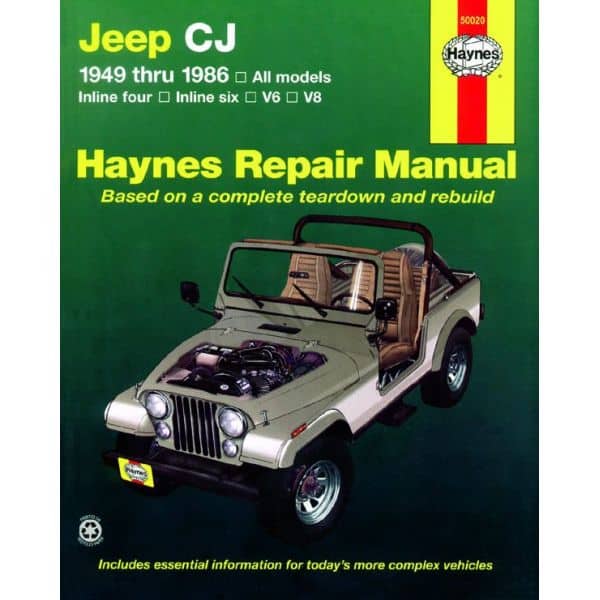 CJ Scrambler 49-86 Revue Technique Haynes JEEP Anglais