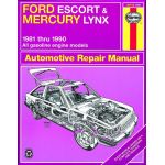 Escort - Lynx 81-90 Revue technique Haynes FORD MERCURY Anglais