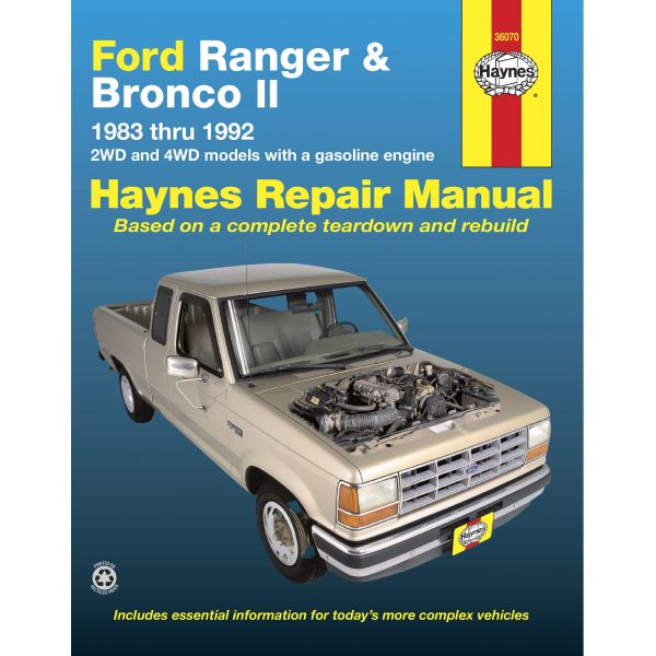 Ranger Bronco II 83-92 Revue technique Haynes FORD Anglais