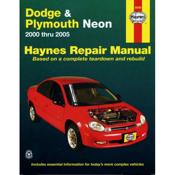 Neon 00-05 Revue technique Haynes DODGE PLYMOUTH Anglais