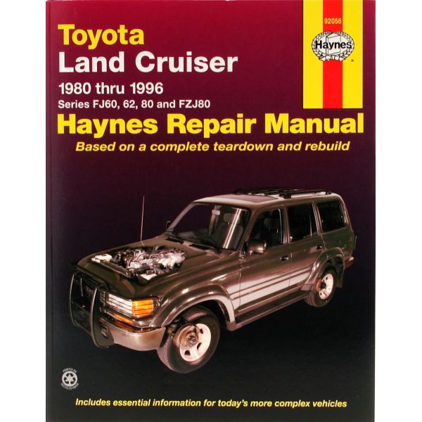 Land Cruiser FJ60-62 80-96 Revue Technique Haynes TOYOTA Anglais