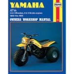 ATVs Repair Manual covering 3 and 4 wheelers 2 and 4 stroke engines 80-85. Revue technique Haynes YAMAHA Anglais