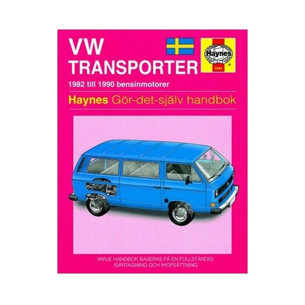 Transporter 82-90 Revue technique Haynes VW Volkswagen Suédois